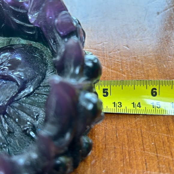 Blue and purple rain skull ashtray- skulls around outside. New - great gift - Picture 4 of 11